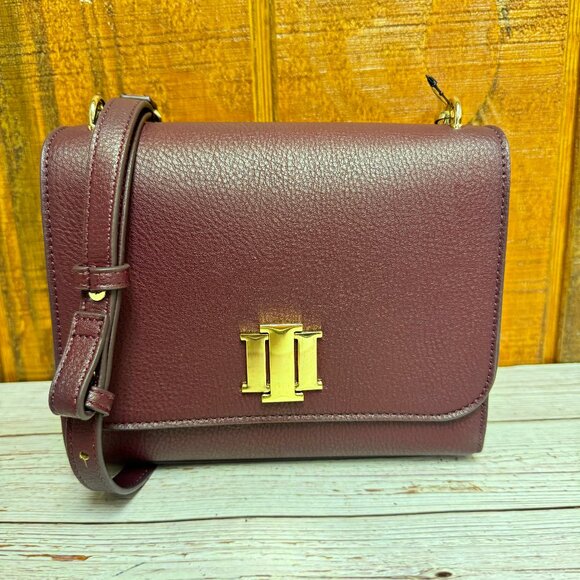 I.N.C. INTERNATIONAL CONCEPTS Sibbell Crossbody Bag – Red Plum - Picture 1 of 8
